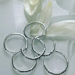 Pero sterling silver hoop earrings for sale by Lotte Leopard