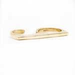 CLIFTON Double Ring | Bronze