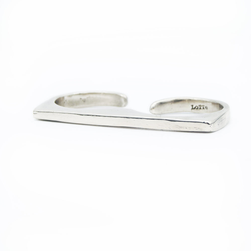 CLIFTON Double Ring | Silver