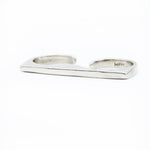CLIFTON Double Ring | Silver