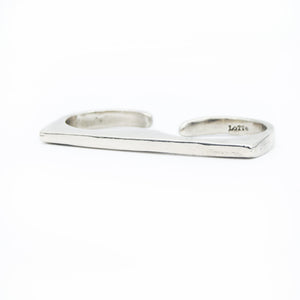 CLIFTON Double Ring | Silver