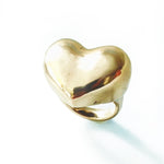 EROS Domed Heart Ring | Bronze