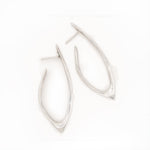 WISHBONE Hoops | Silver