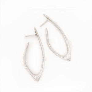 WISHBONE Hoops | Silver
