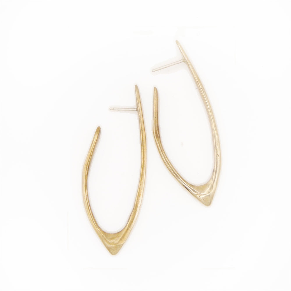 WISHBONE Hoops | Bronze