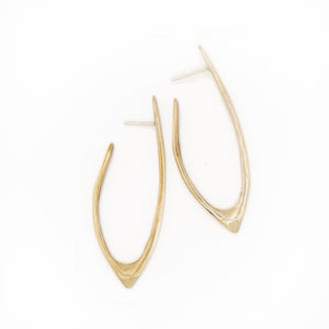 WISHBONE Hoops | Bronze