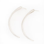 CASCADE Half Hoops | Silver