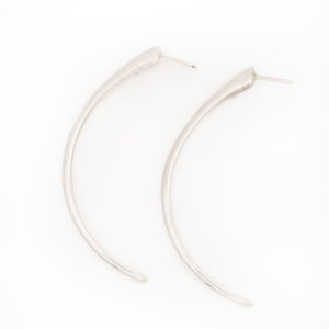 CASCADE Half Hoops | Silver