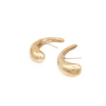 SADIE Crescent Hoops | Bronze