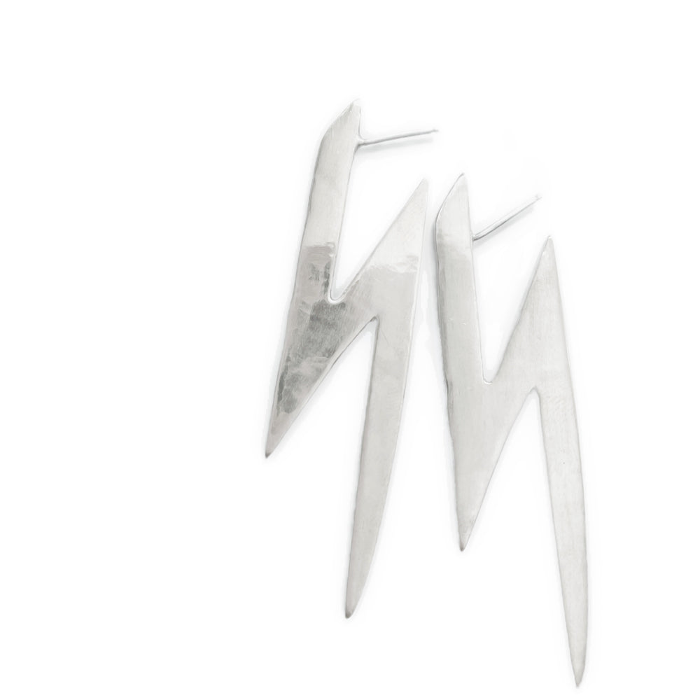 BRIXTON 47 Earrings | Silver
