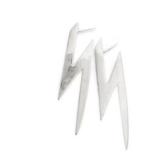 BRIXTON 47 Earrings | Silver