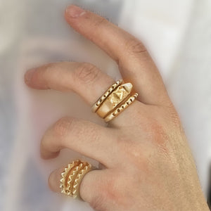 PERO Trio Ring Set | Bronze