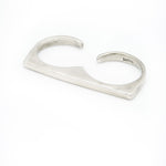 CLIFTON Double Ring | Silver