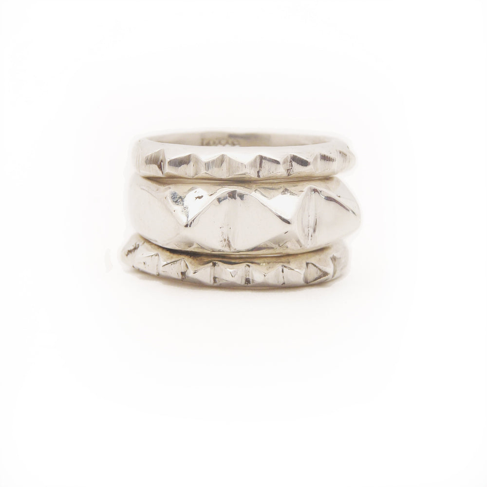 PERO Trio Ring Set | Silver