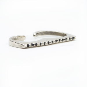 CLIFTON Double Studded Ring | Silver